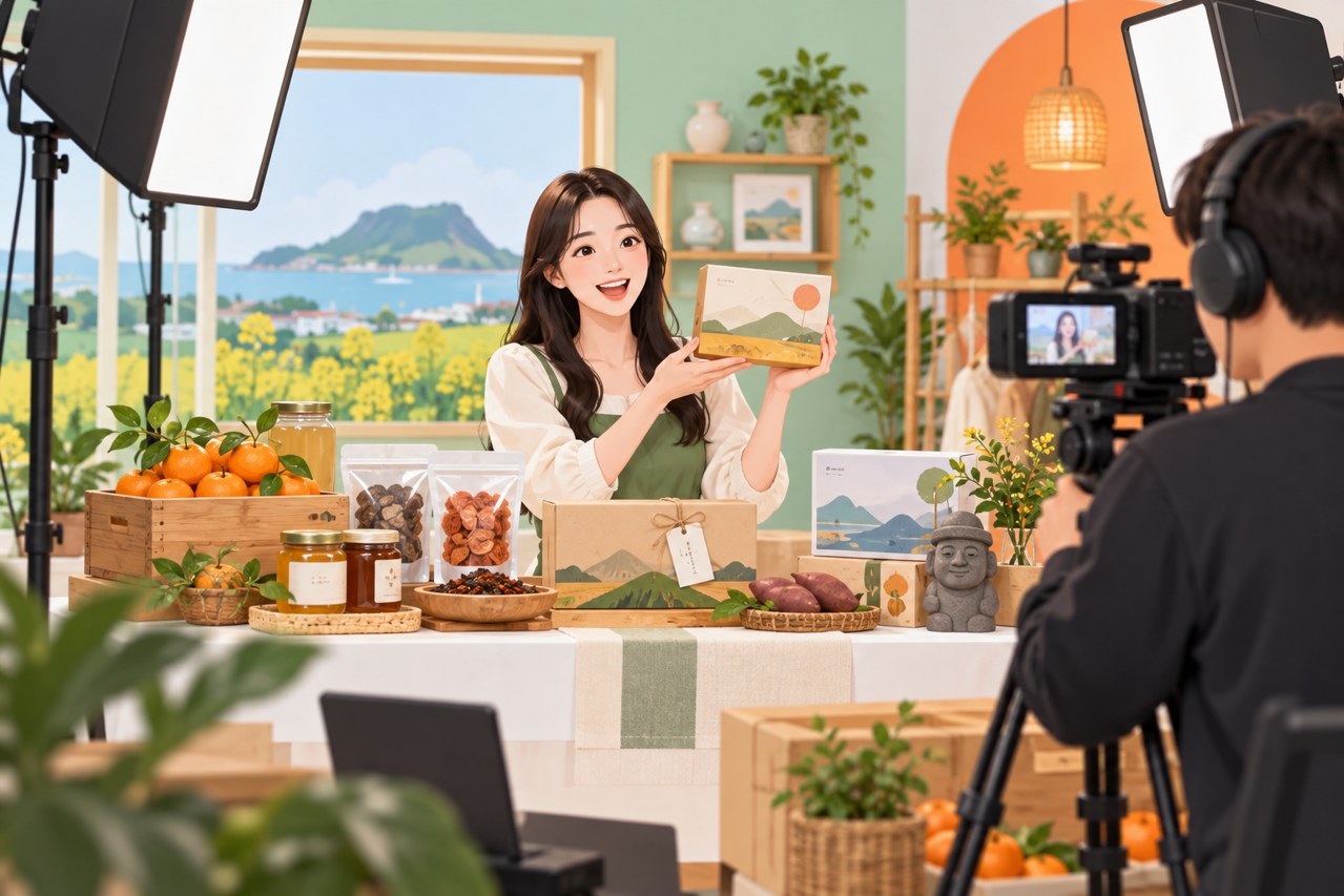 [전북] 라이브커머스 혼자 하기 막막하다면 관련 설명 삽화