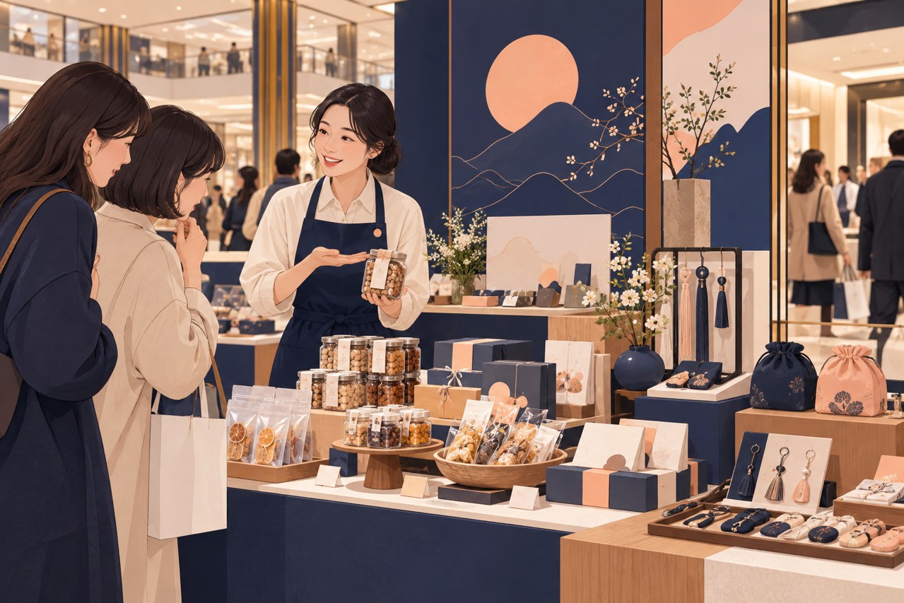 [경북] 우리 제품을 백화점에서 팔아볼까? 관련 설명 삽화