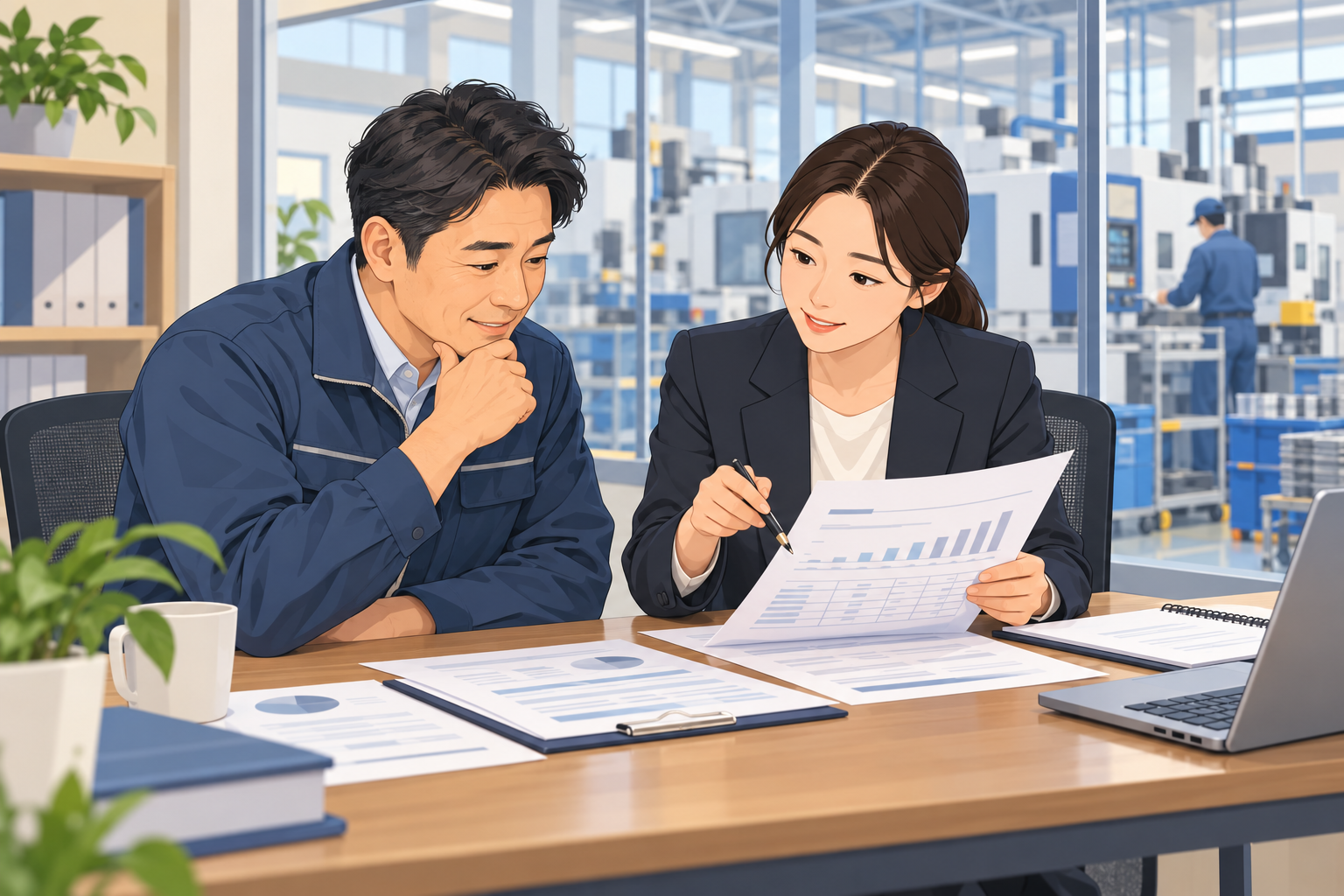 중소기업 대출과 이자지원 설명 삽화