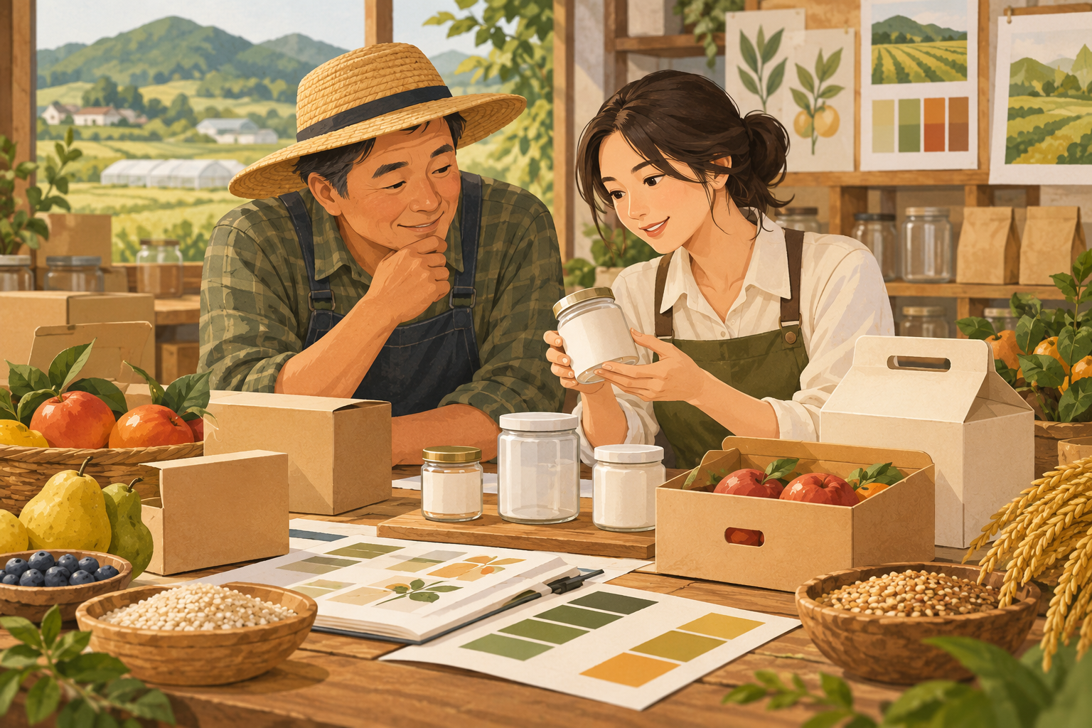 [경남 고성] 친환경 인증 농가 심사·분석비 지원 설명 삽화