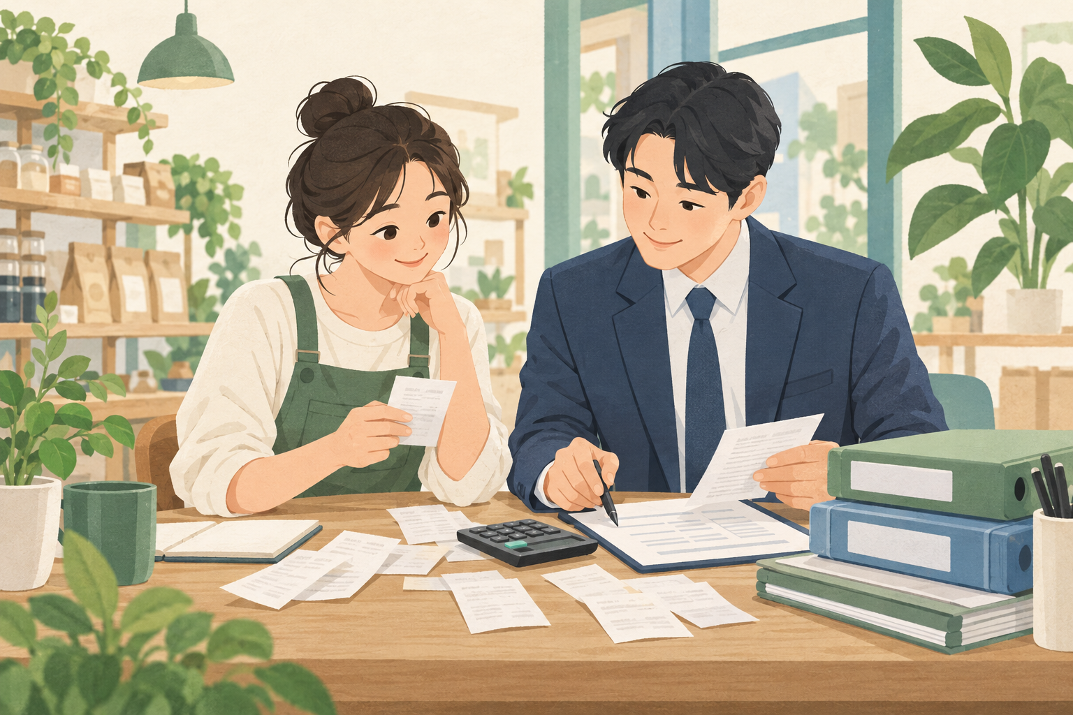 [강원 평창] 세무사 수수료 최대 10만원 돌려받기 안내 일러스트